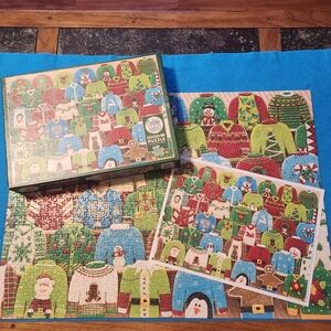COBBLE HILL Ugly Xmas Sweaters Christmas Cookies Puzzle